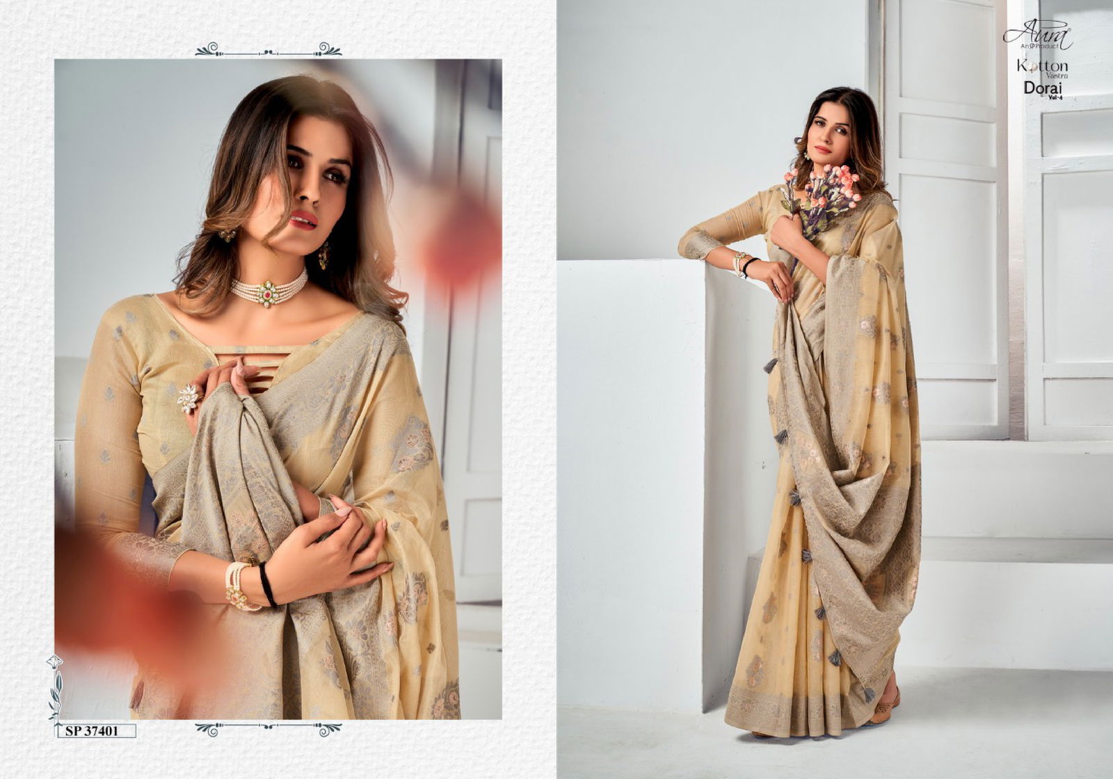 Dorai Vol 4 By Aura Daily Wear Saree Catalog
